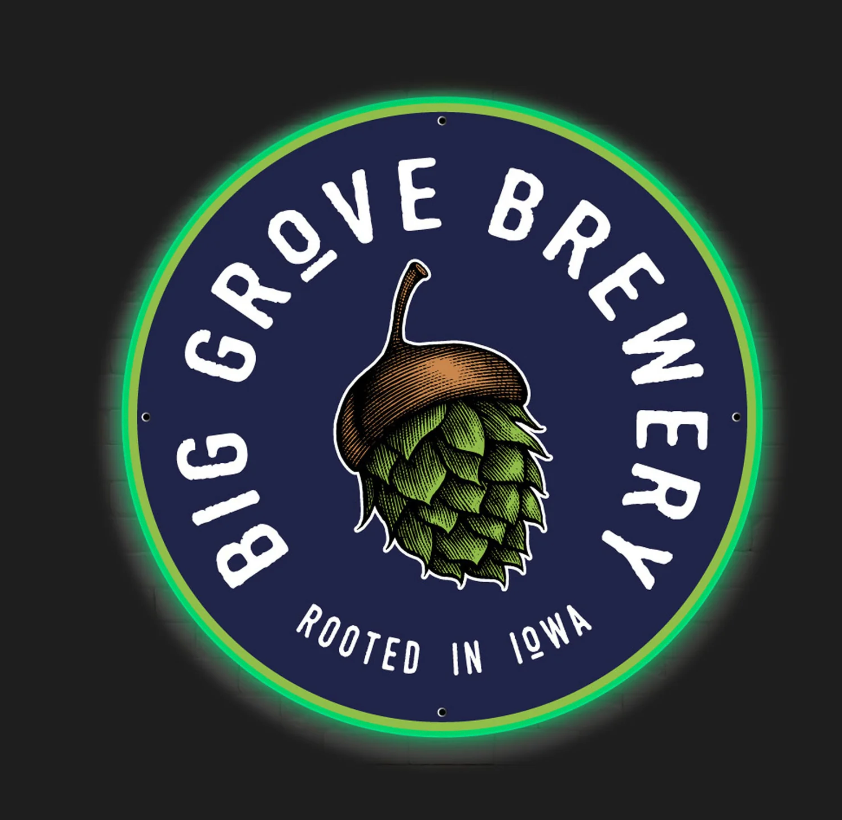 Classic Big Grove Neon Sign