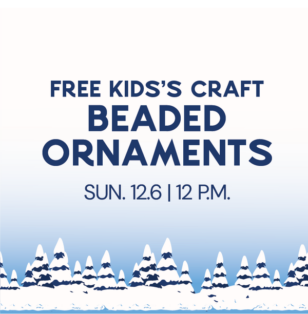FREE Kids' Crafts | Beaded Holiday Ornaments