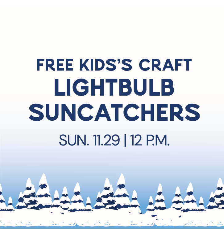 FREE Kids' Crafts | Christmas Lightbulb Suncatchers