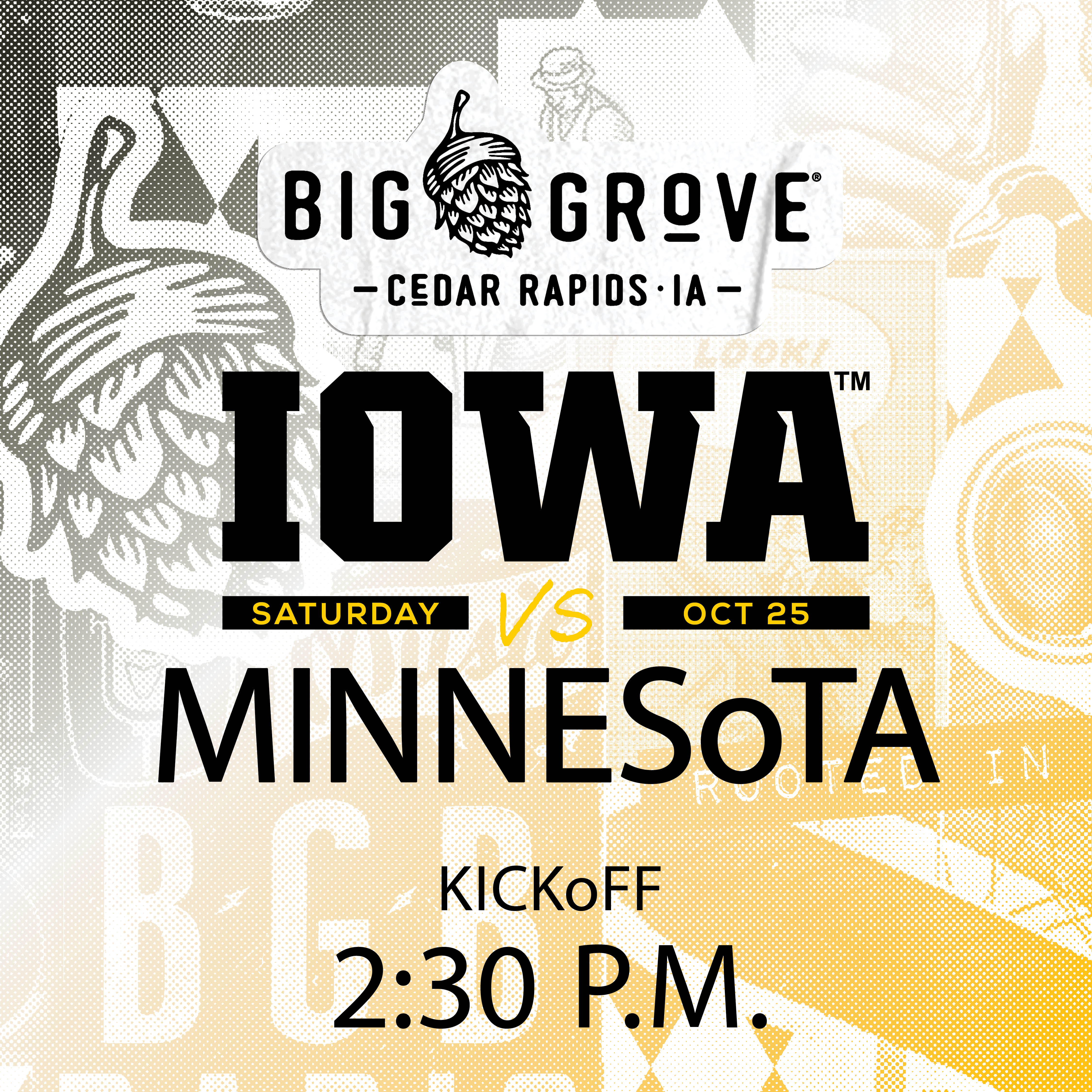 Iowa vs. Minnesota Watch Party | Cedar Rapids