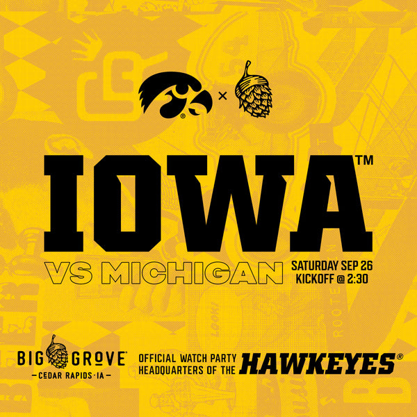 Iowa vs. Michigan Football Watch Party