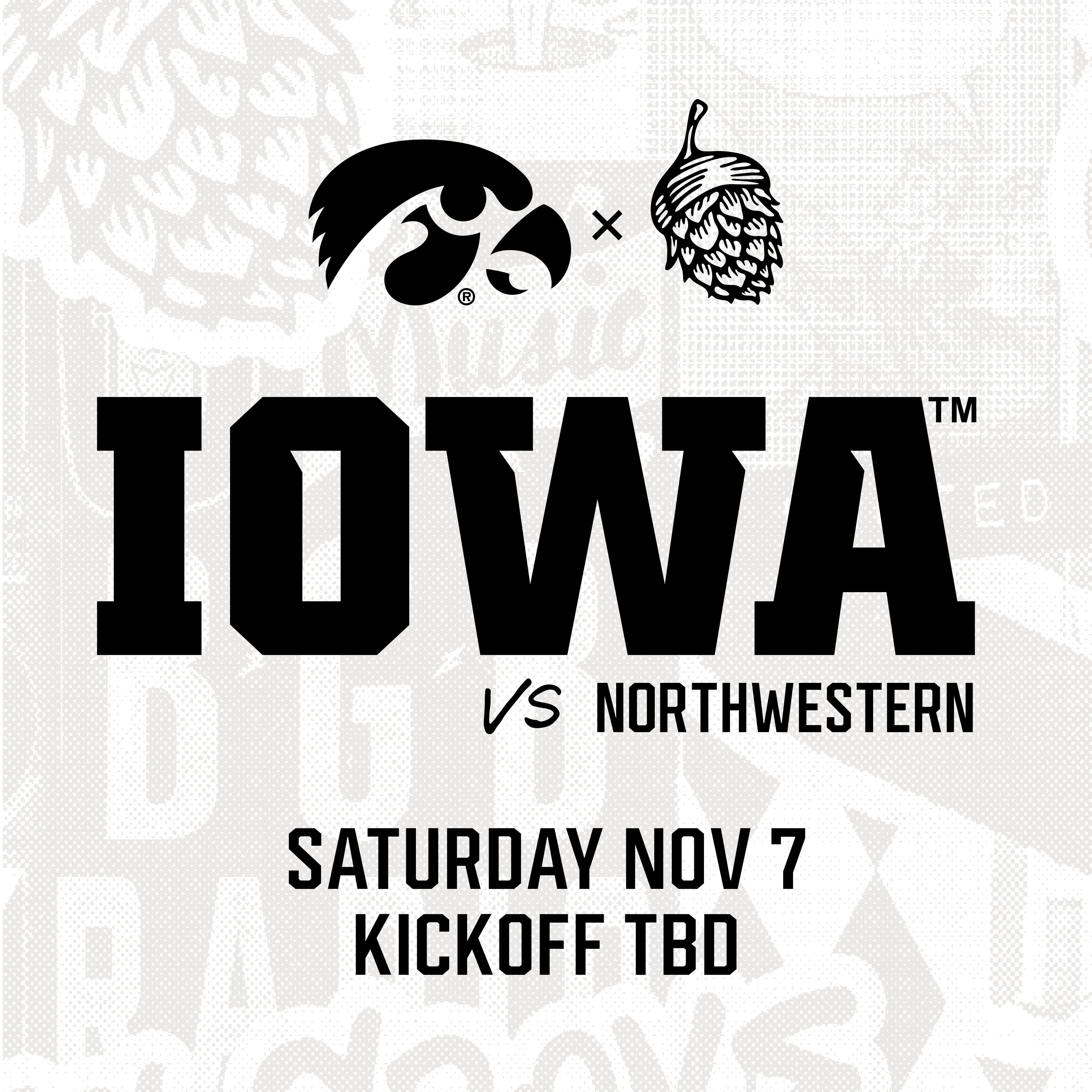 Iowa vs. Northwestern Football Watch Party