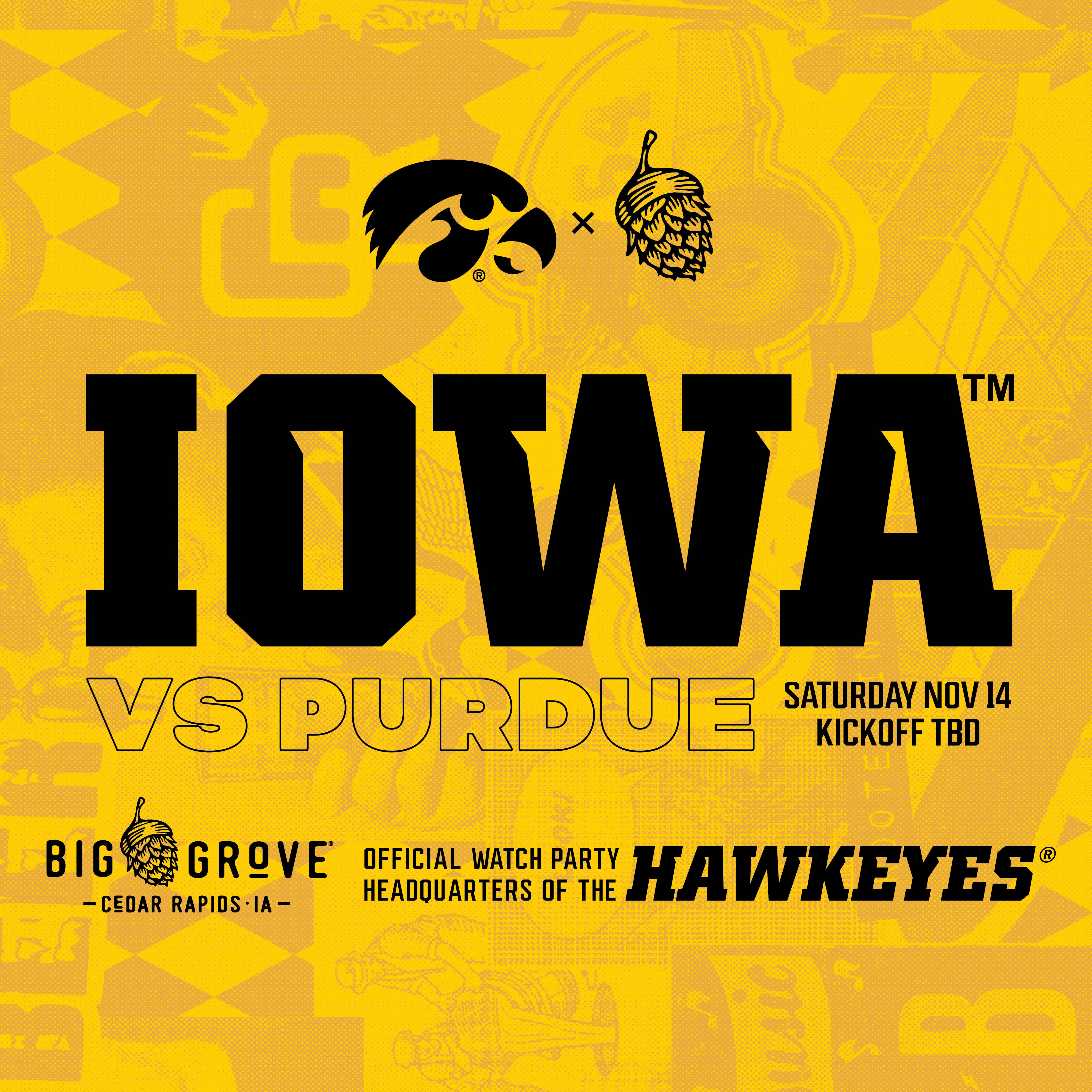 Iowa vs. Purdue Football Watch Party