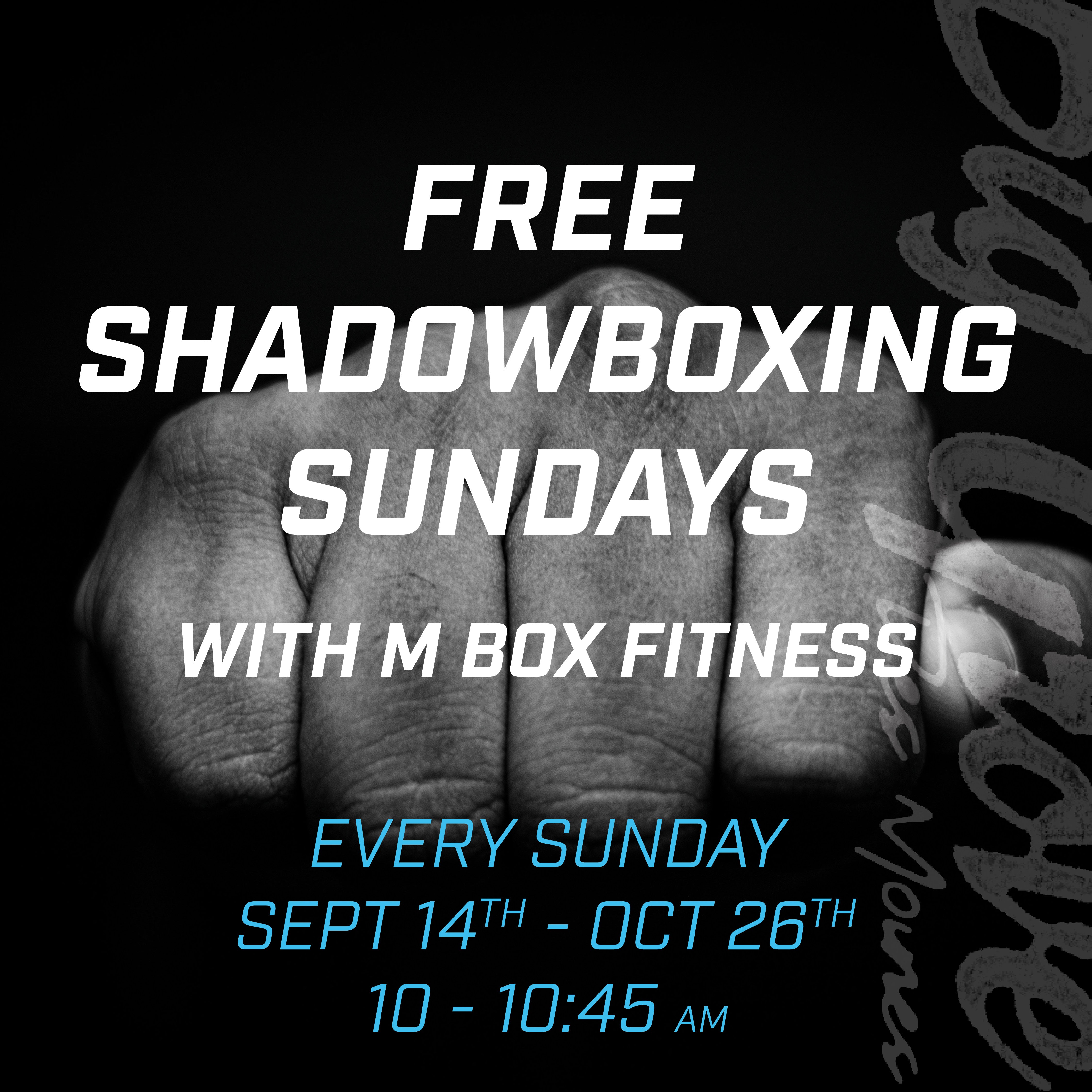 Free Shadowboxing Series with M Box Fitness | Des Moines | Sundays through October