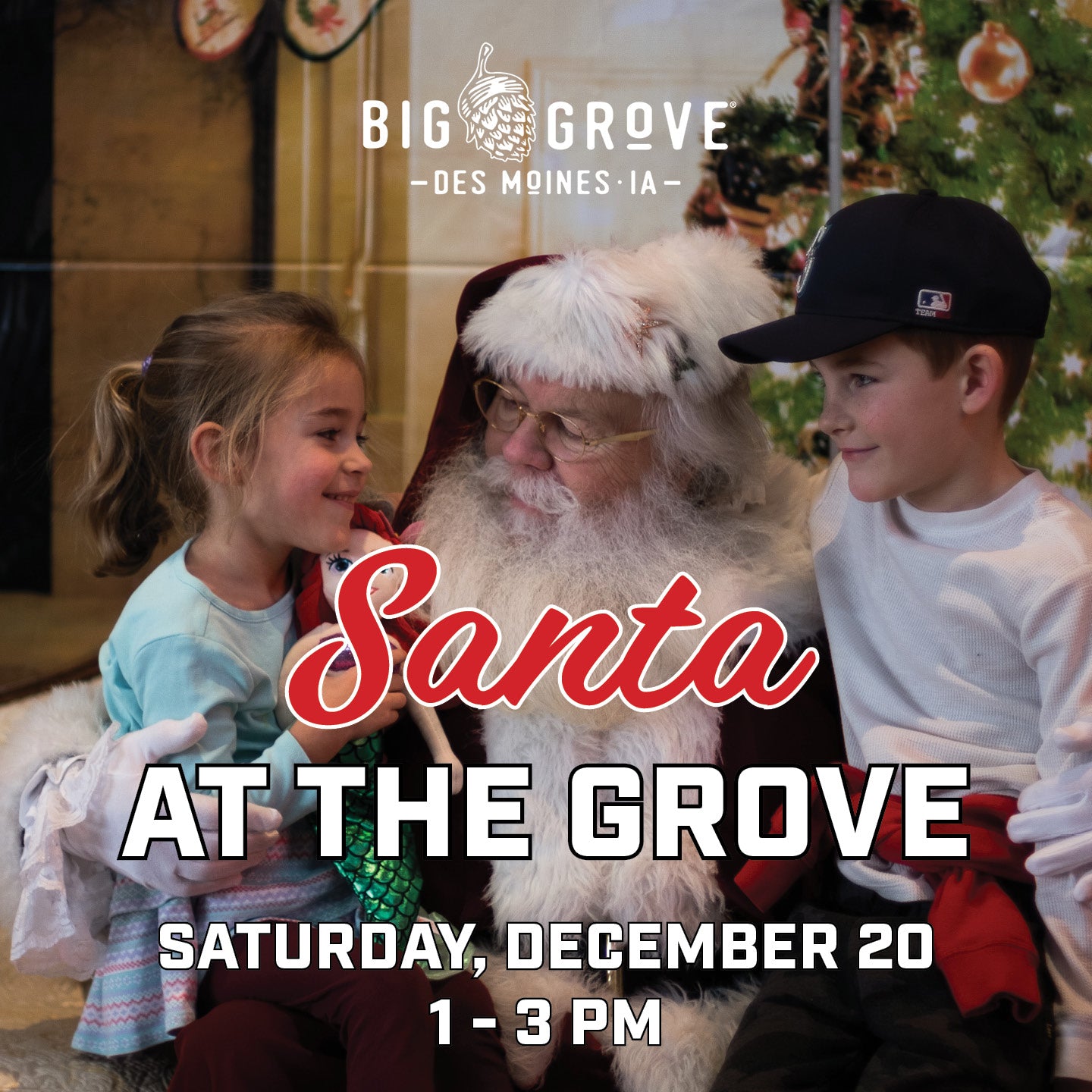 Santa at the Grove | Des Moines