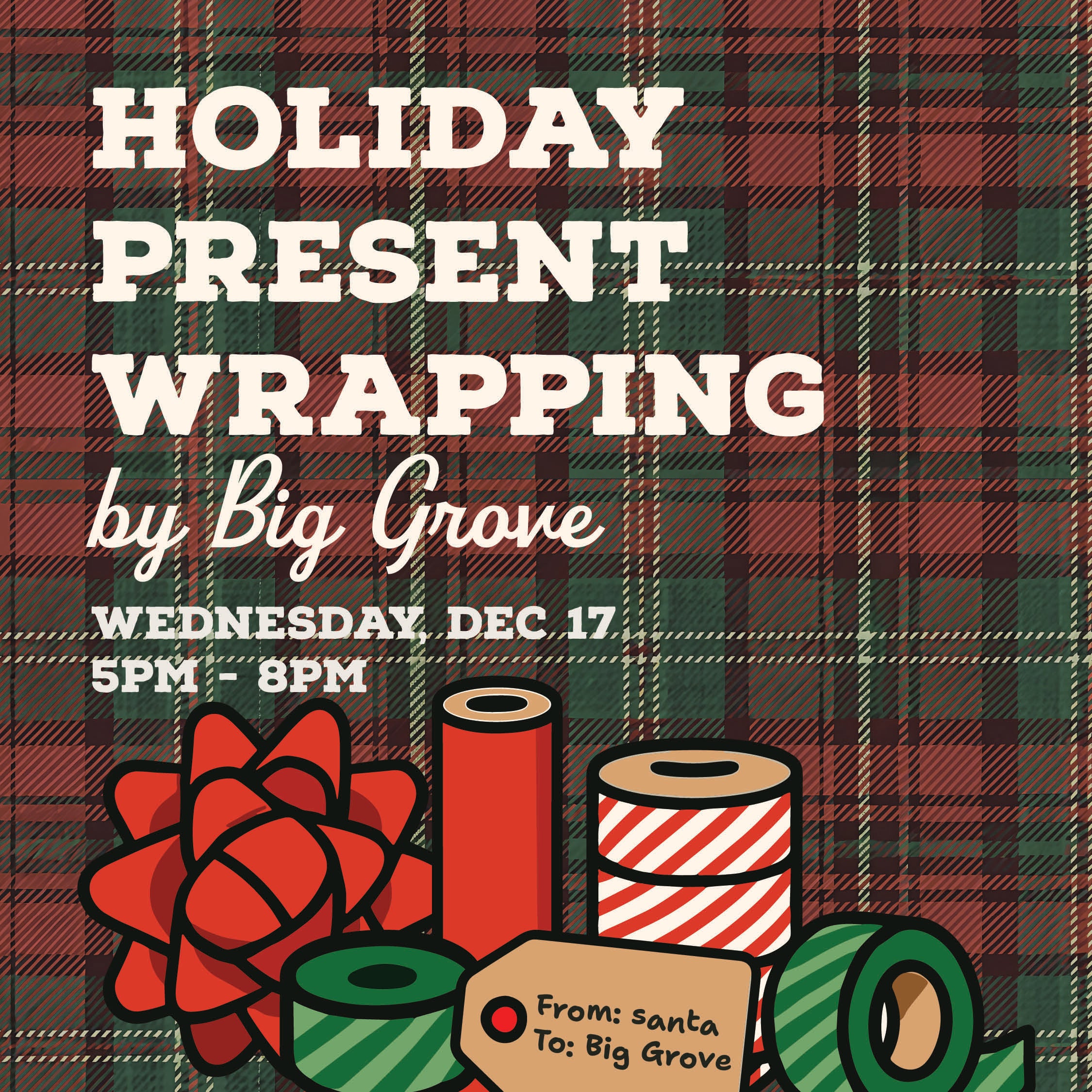 Free Holiday Present Wrapping | Iowa City