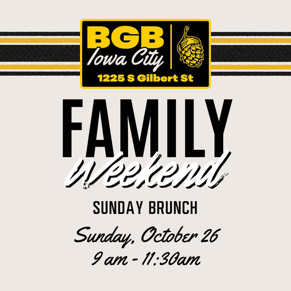 Iowa Family Weekend Brunch | Iowa City