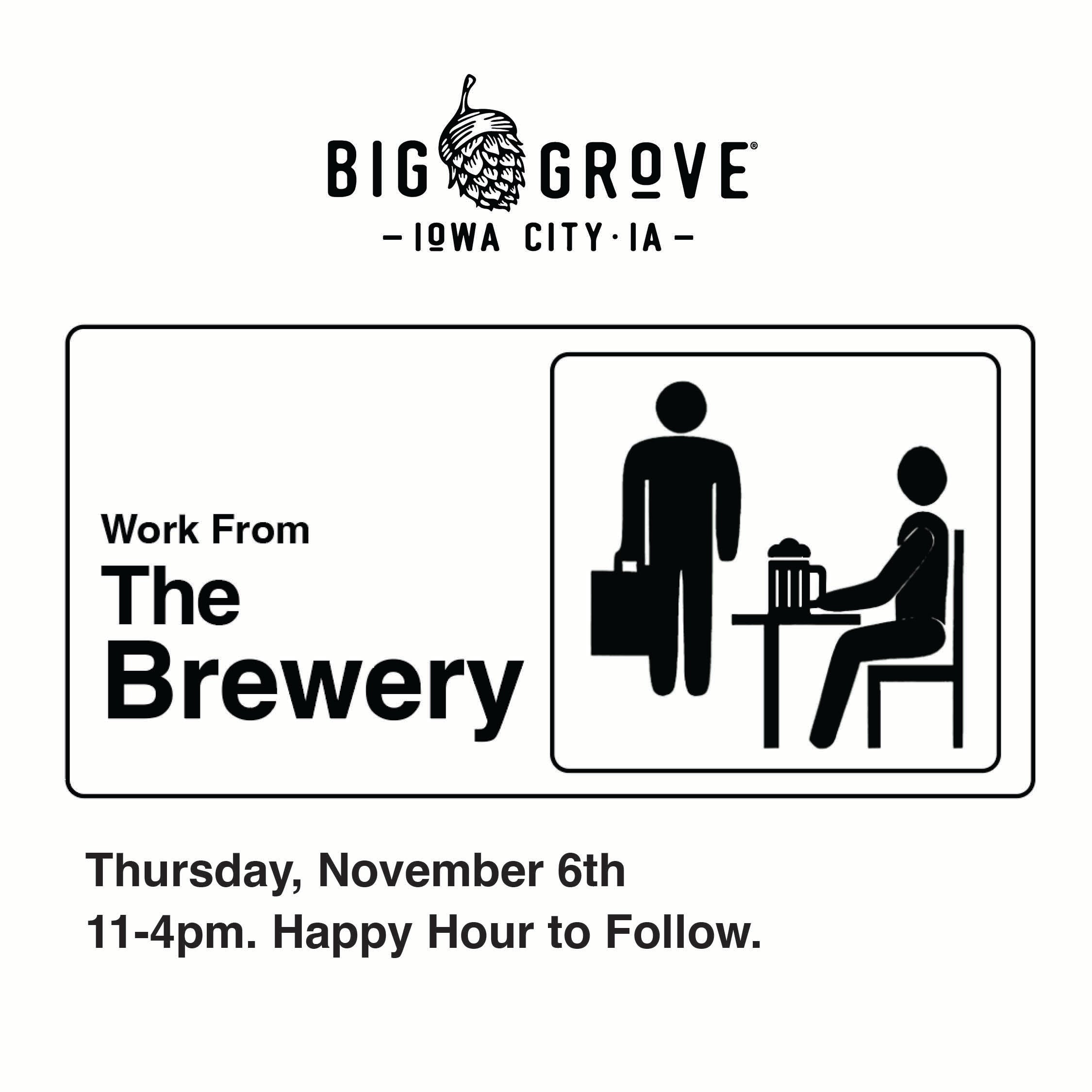 Work From The Brewery Day | Iowa City