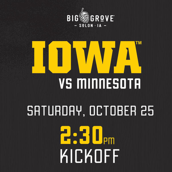 Iowa Football vs. Minnesota Watch Party | Solon