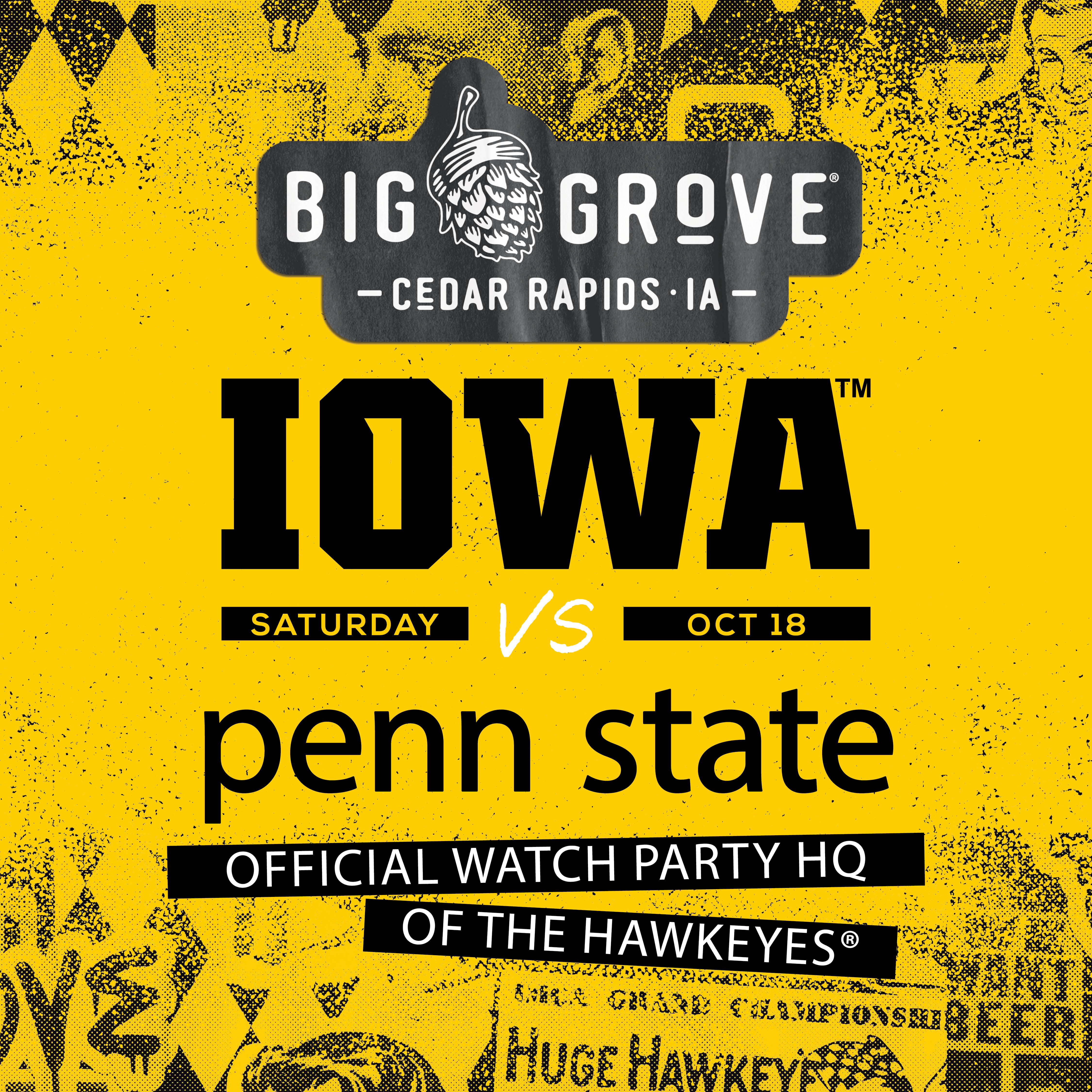 Iowa vs. Penn State Watch Party | Cedar Rapids
