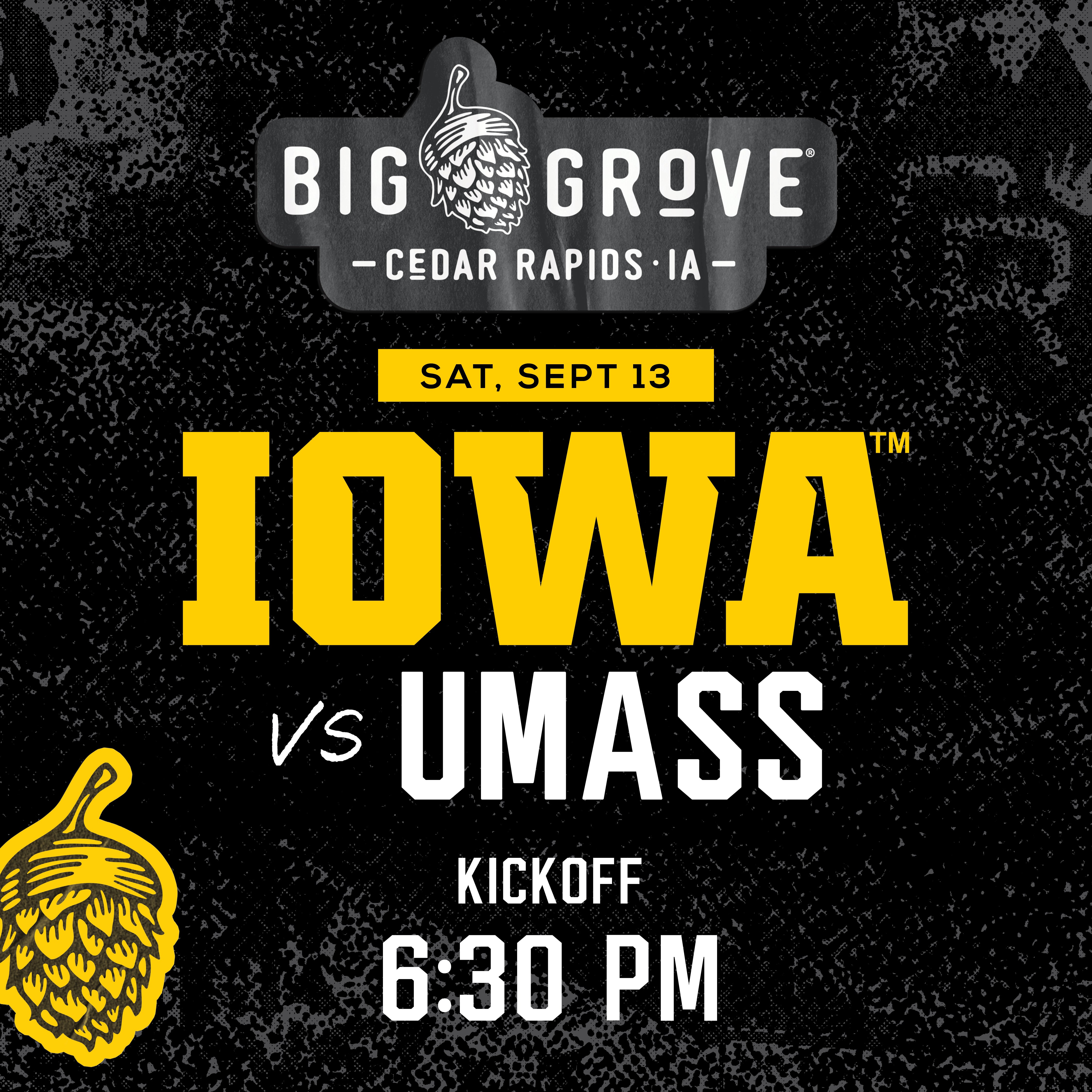Iowa v. UMass Watch Party | Cedar Rapids