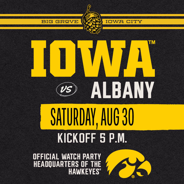 Iowa VS. Albany Football Kickoff | Iowa City