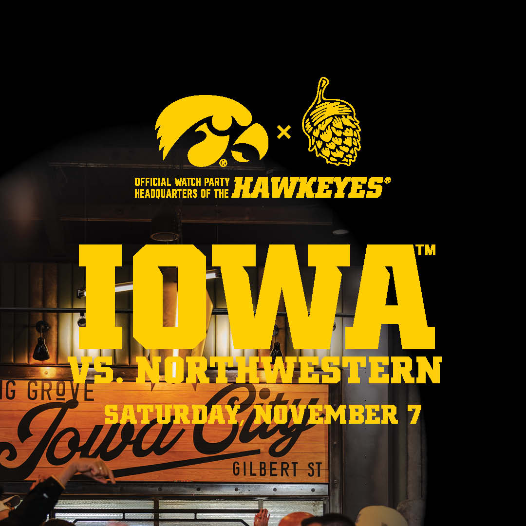 Iowa vs. Northwestern Football Watch Party