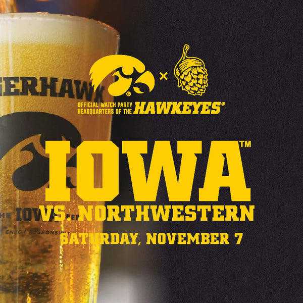 Iowa vs. Northwestern Football Watch Party