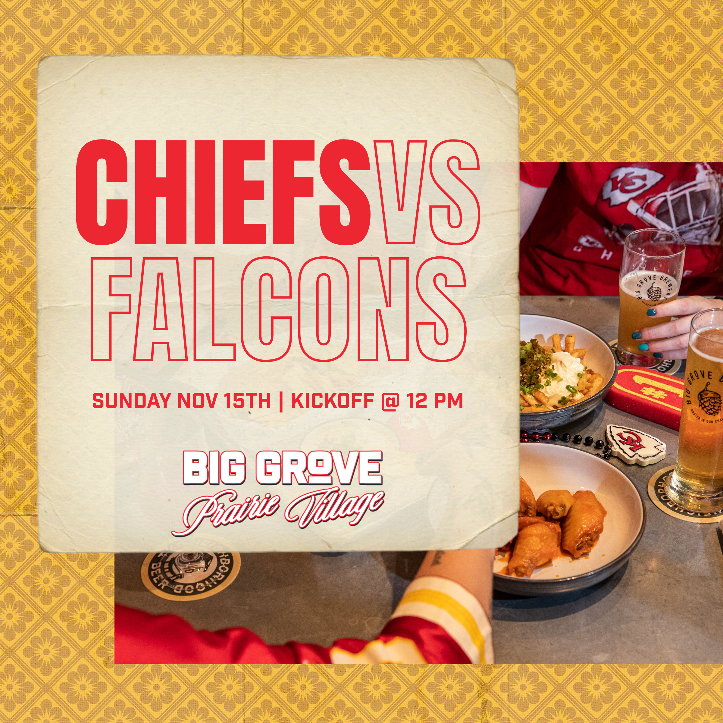 Watch Party: Chiefs vs Falcons