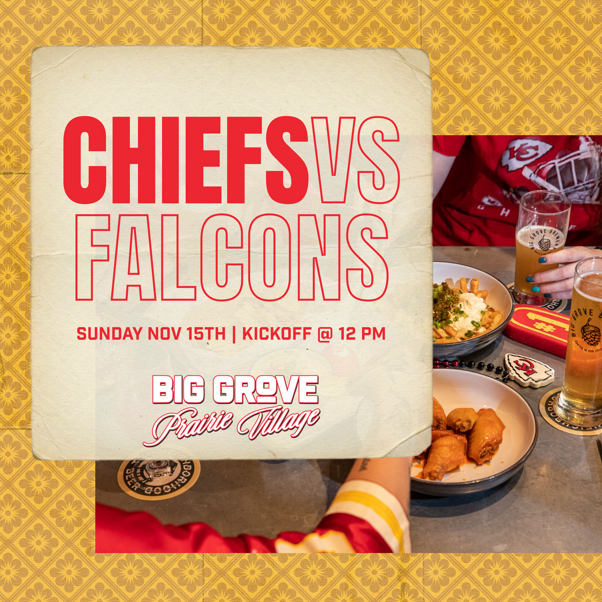 Watch Party: Chiefs vs Falcons