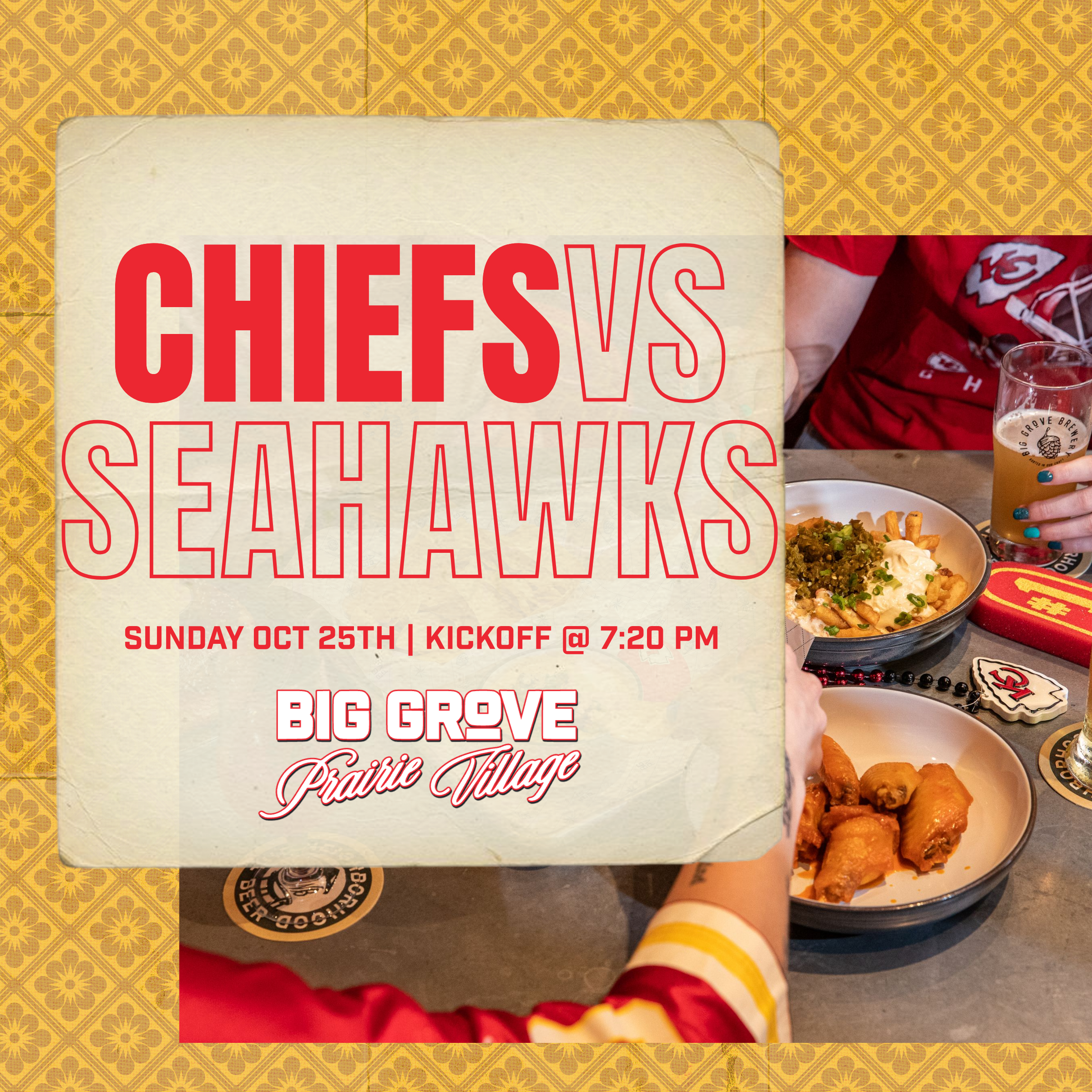 Watch Party: Chiefs vs Seahawks