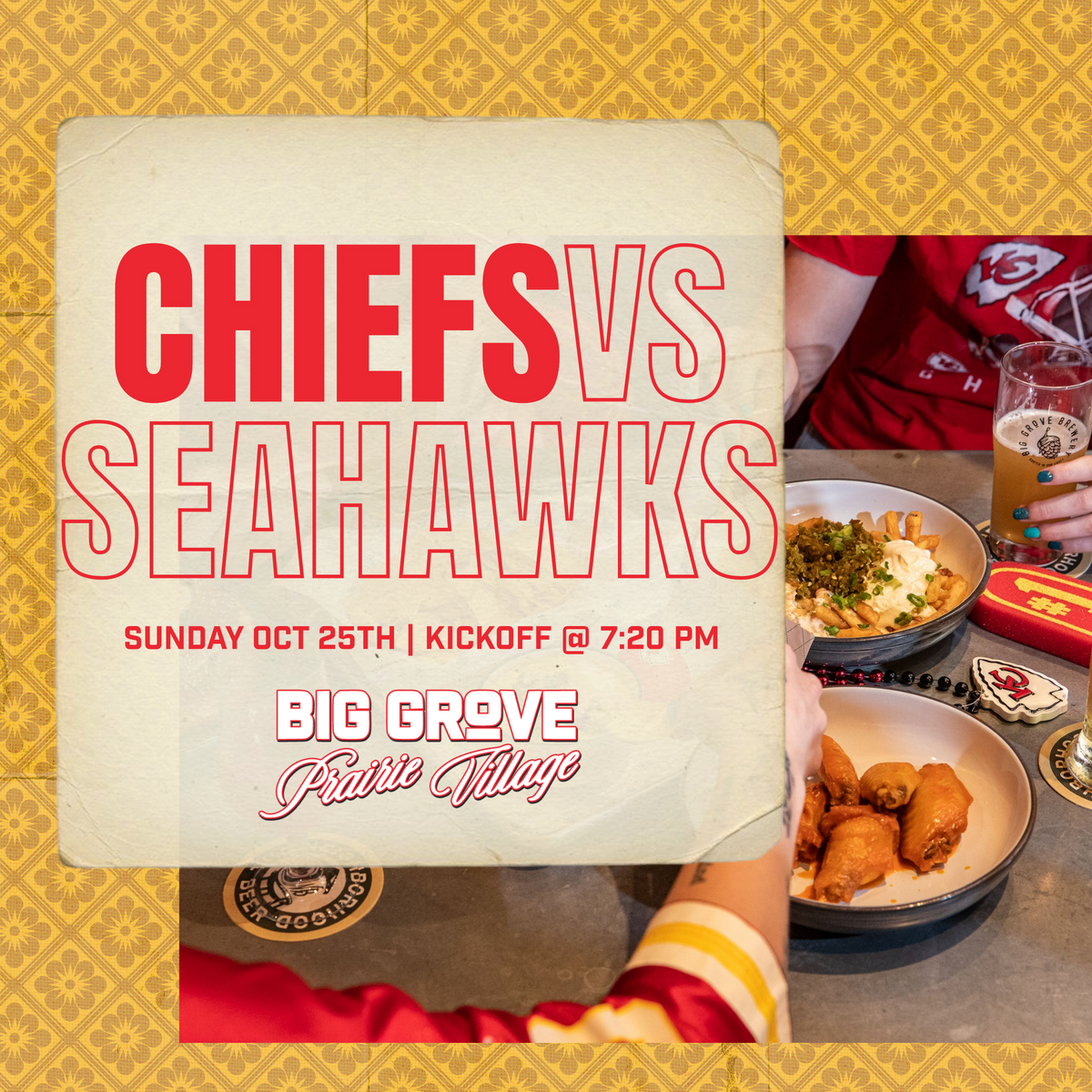 Watch Party: Chiefs vs Seahawks
