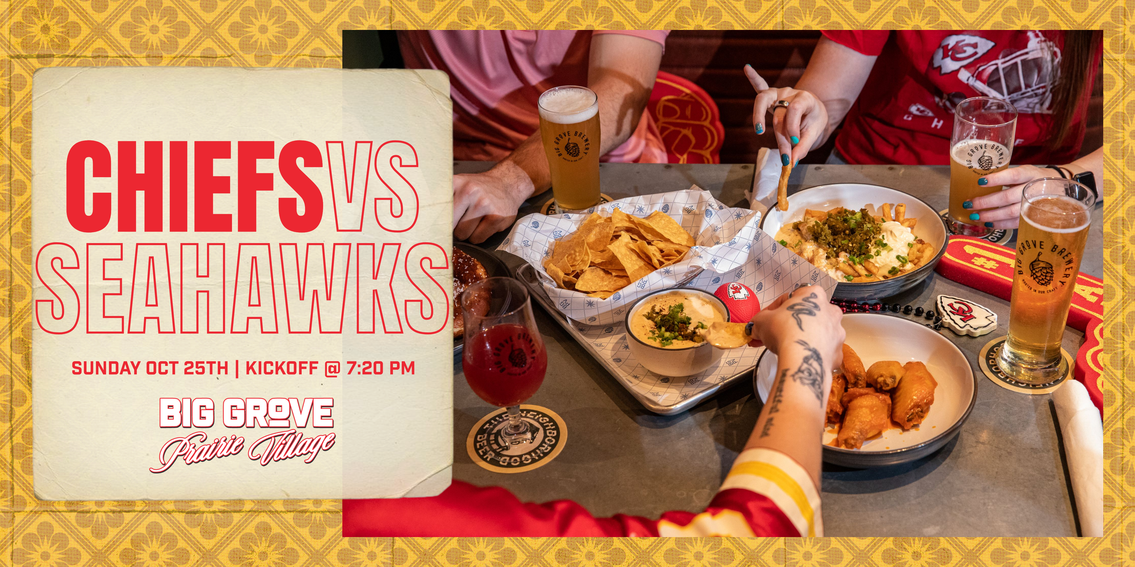 Watch Party: Chiefs vs Seahawks