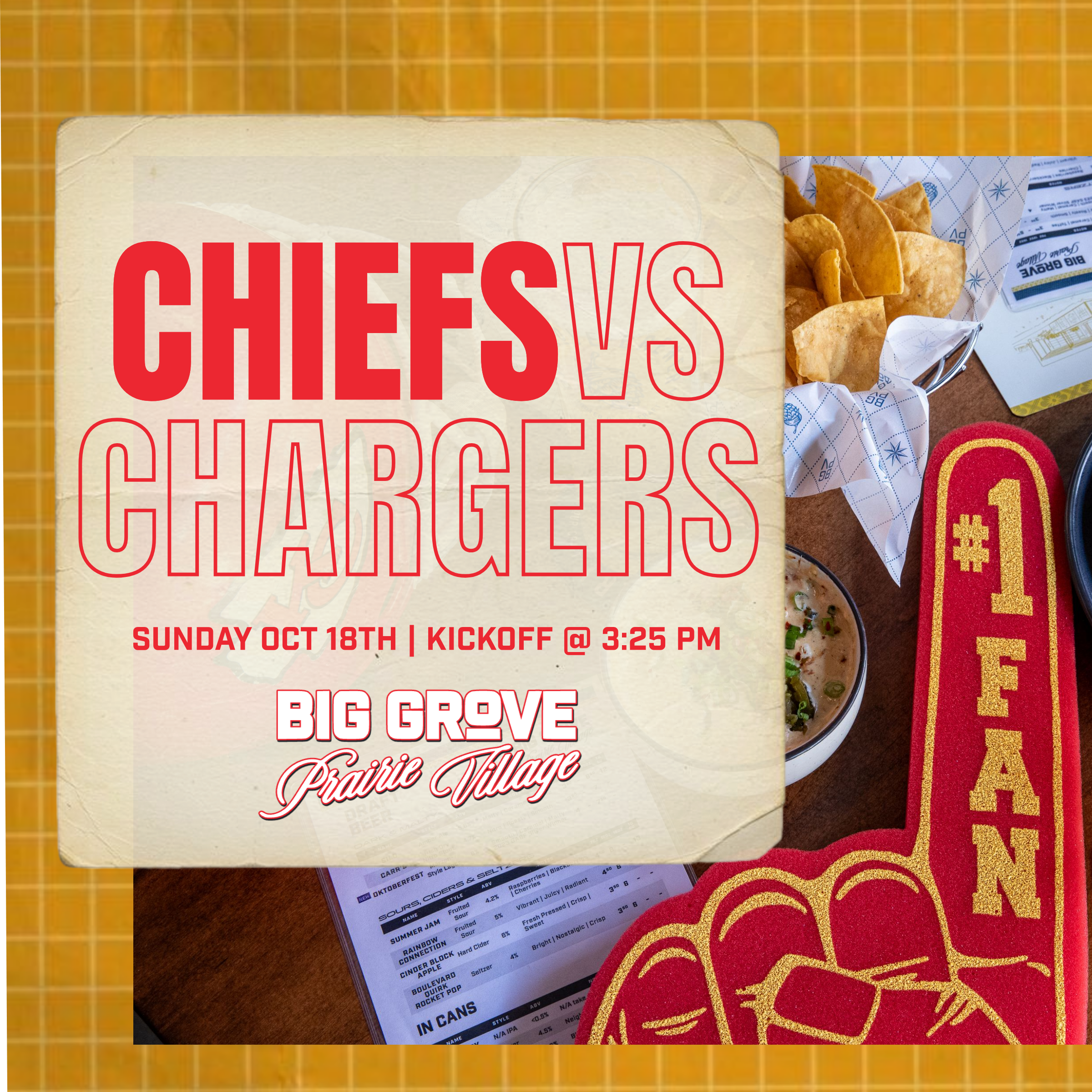 Watch Party: Chiefs vs Chargers