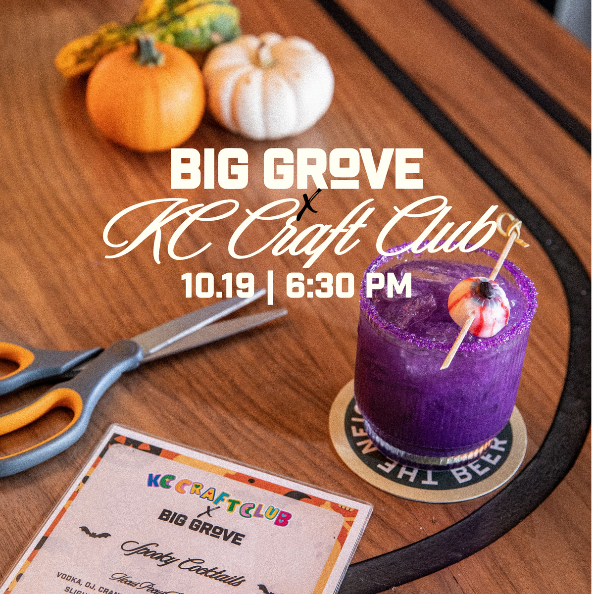 Big Grove x KC Craft Club: Halloween Edition
