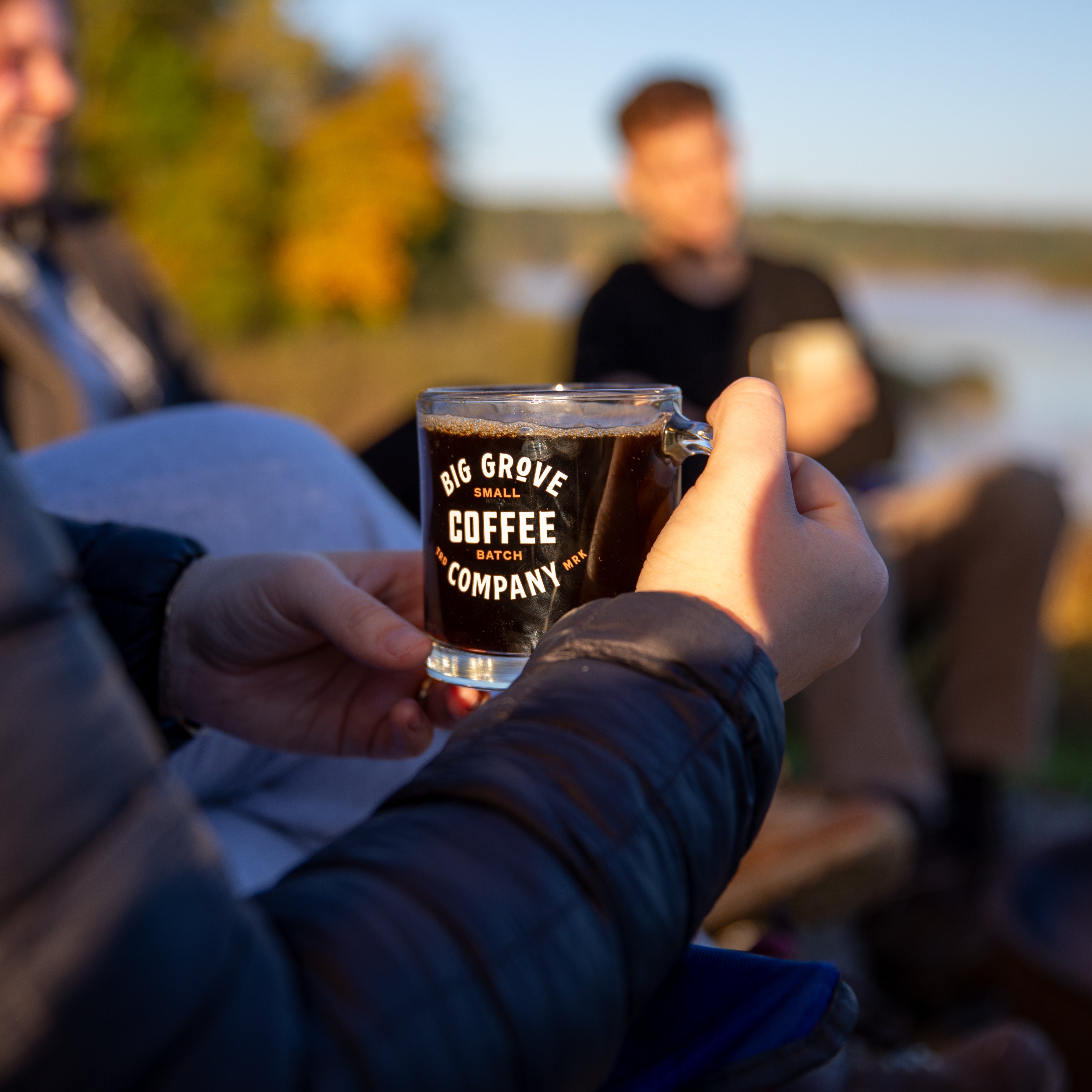 Big Grove Coffee Co. Glass Mug