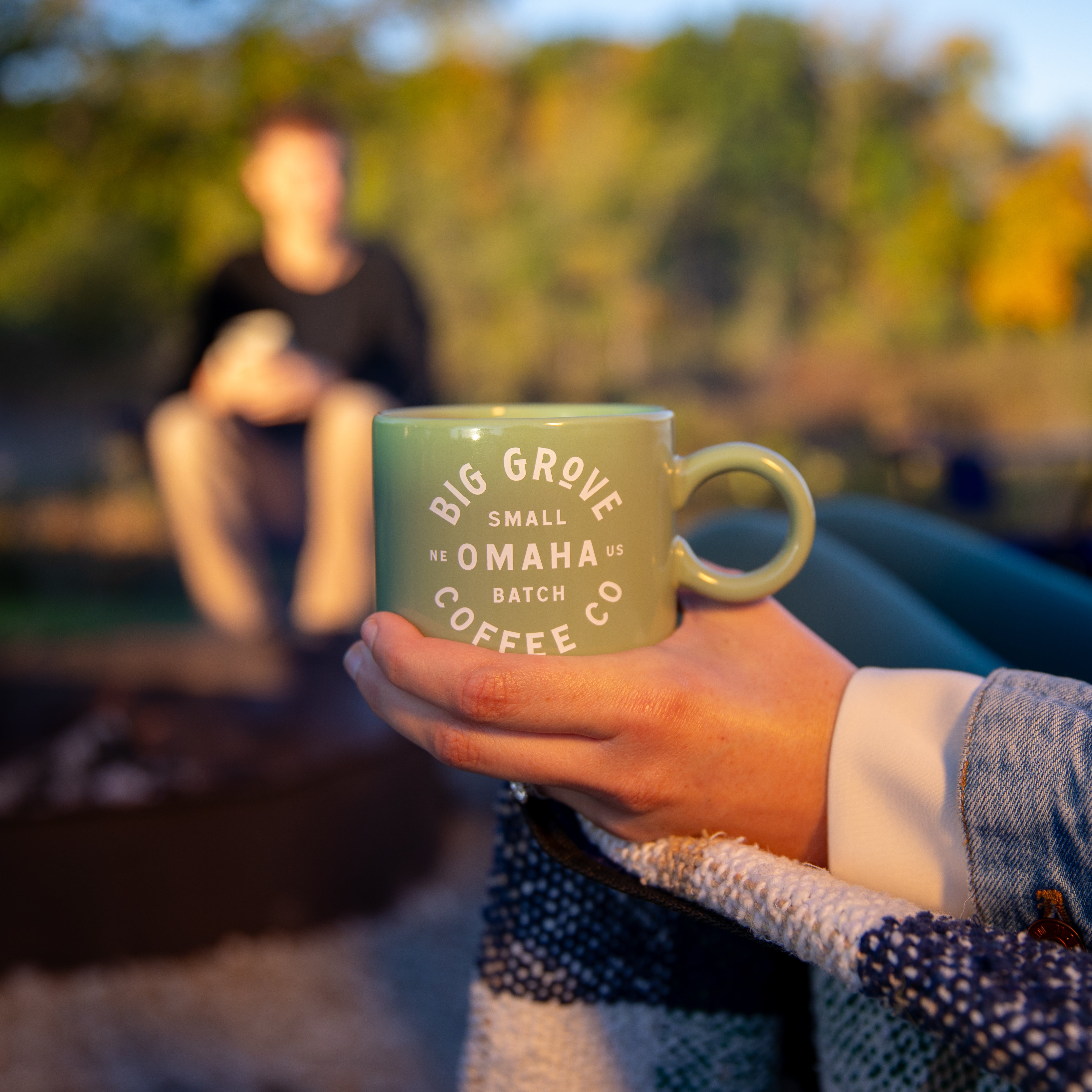 Big Grove Coffee Co. Green Mug