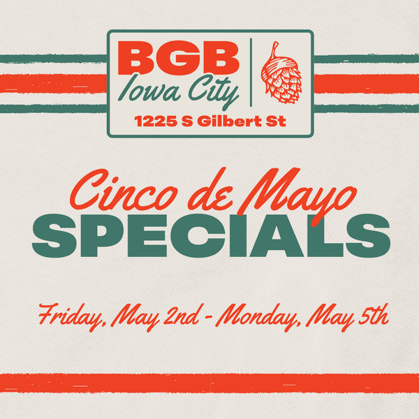 Cinco de Mayo Weekend Specials | Iowa City