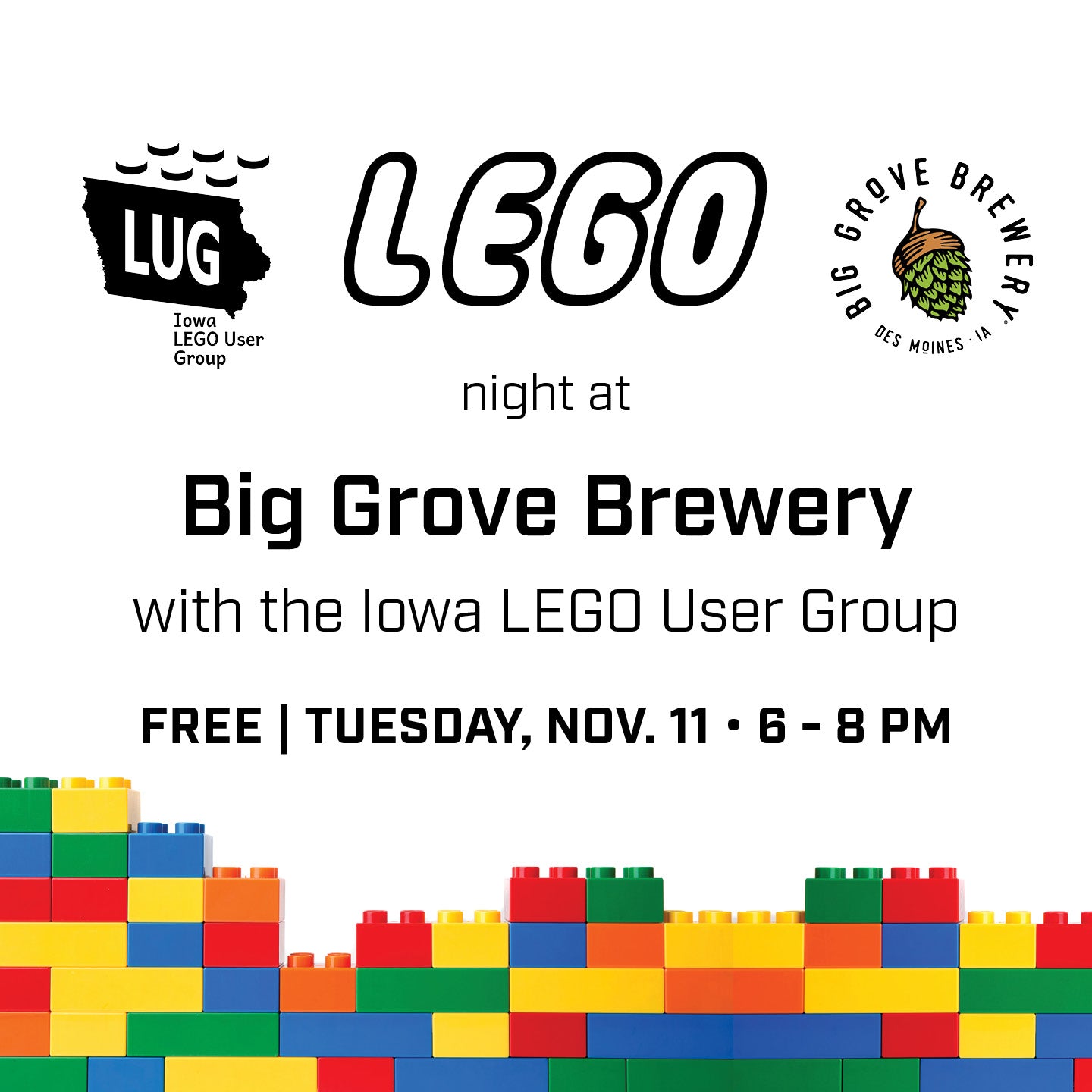 Lego Night at Big Grove | Des Moines