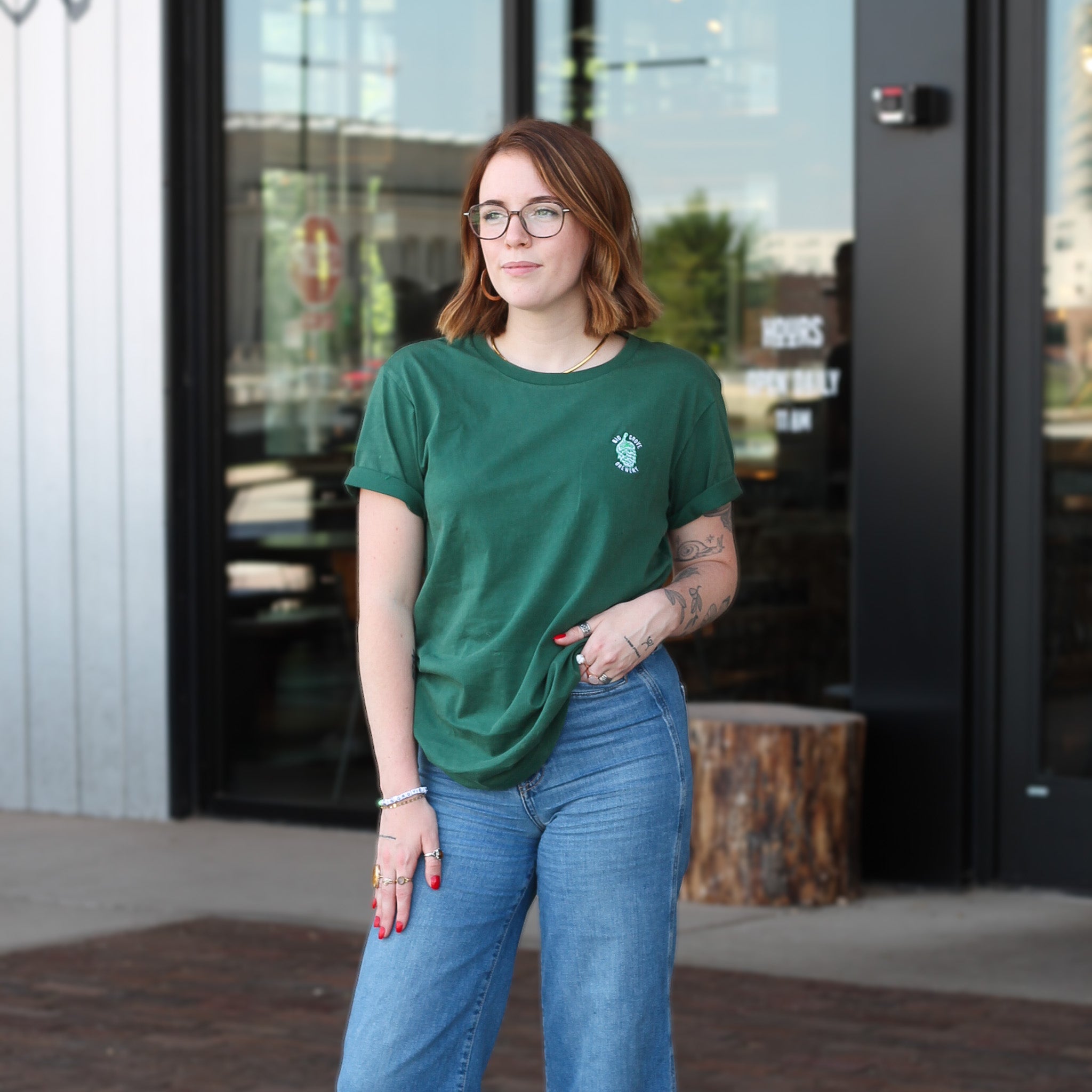 Embroidered Hopcorn Tee