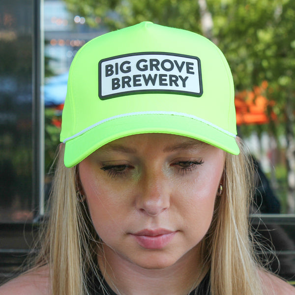 Neon Yellow Imperial PVC Patch Hat