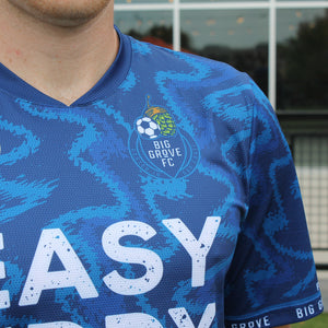 Big Grove Brewery football club Easy Eddy jersey