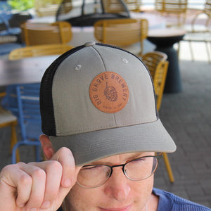 Gray big grove brewery hat