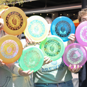 Big Grove Brewery frisbee collection