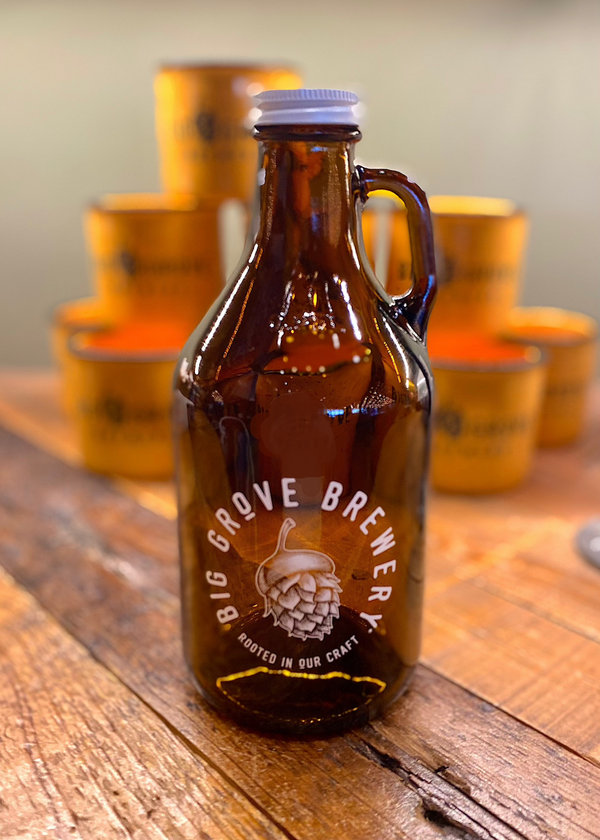 64oz Amber Growlers