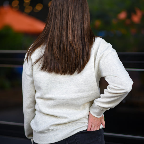 Women's Embroidered Crewneck