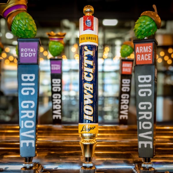 Iowa City Lager Tap Handle