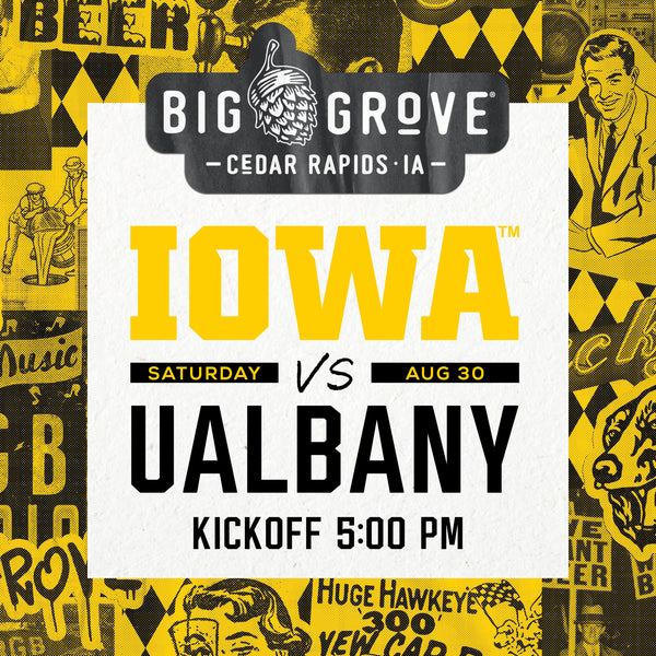 Iowa v. UAlbany Watch Party at Big Grove | Cedar Rapids