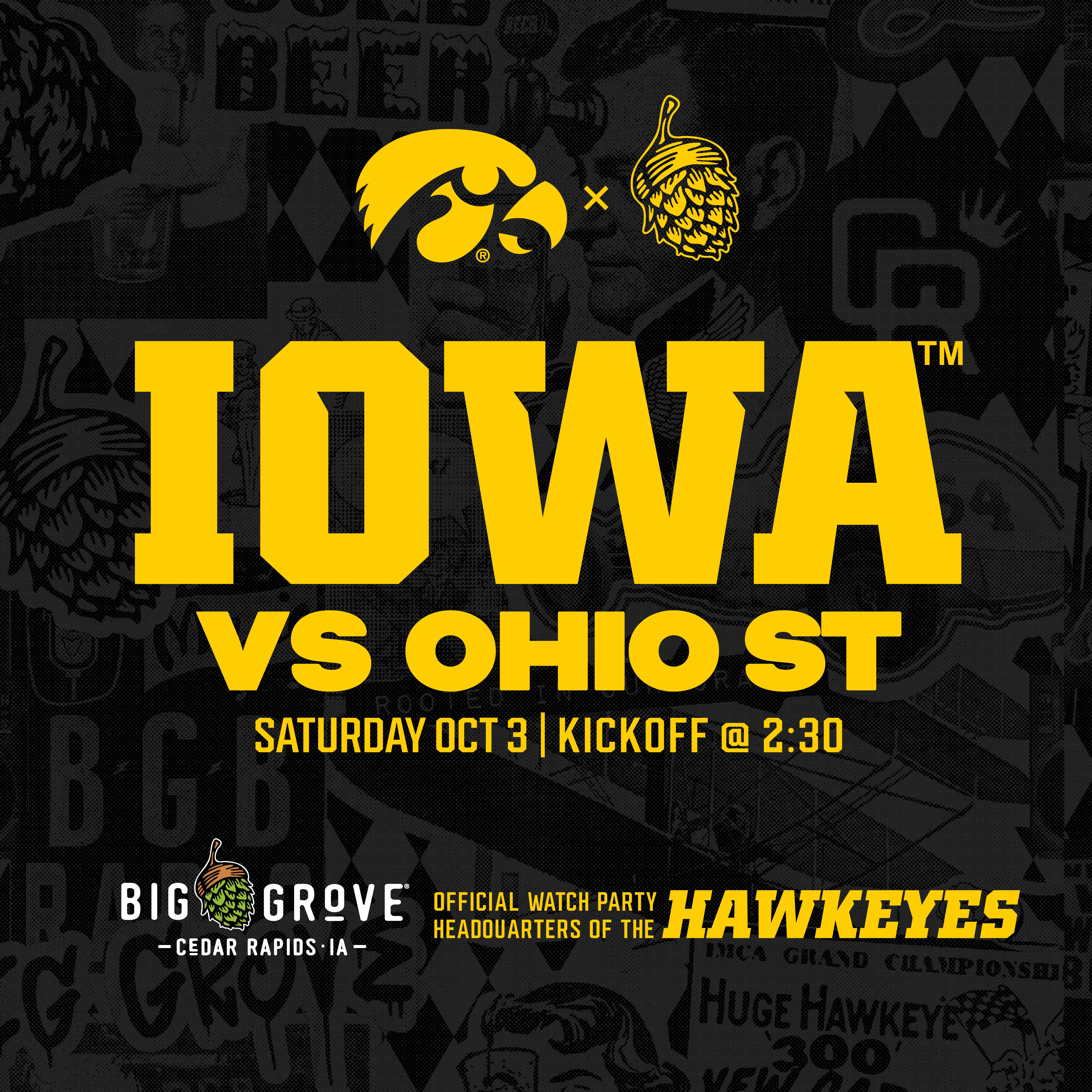 Iowa vs. Ohio State Football Watch Party