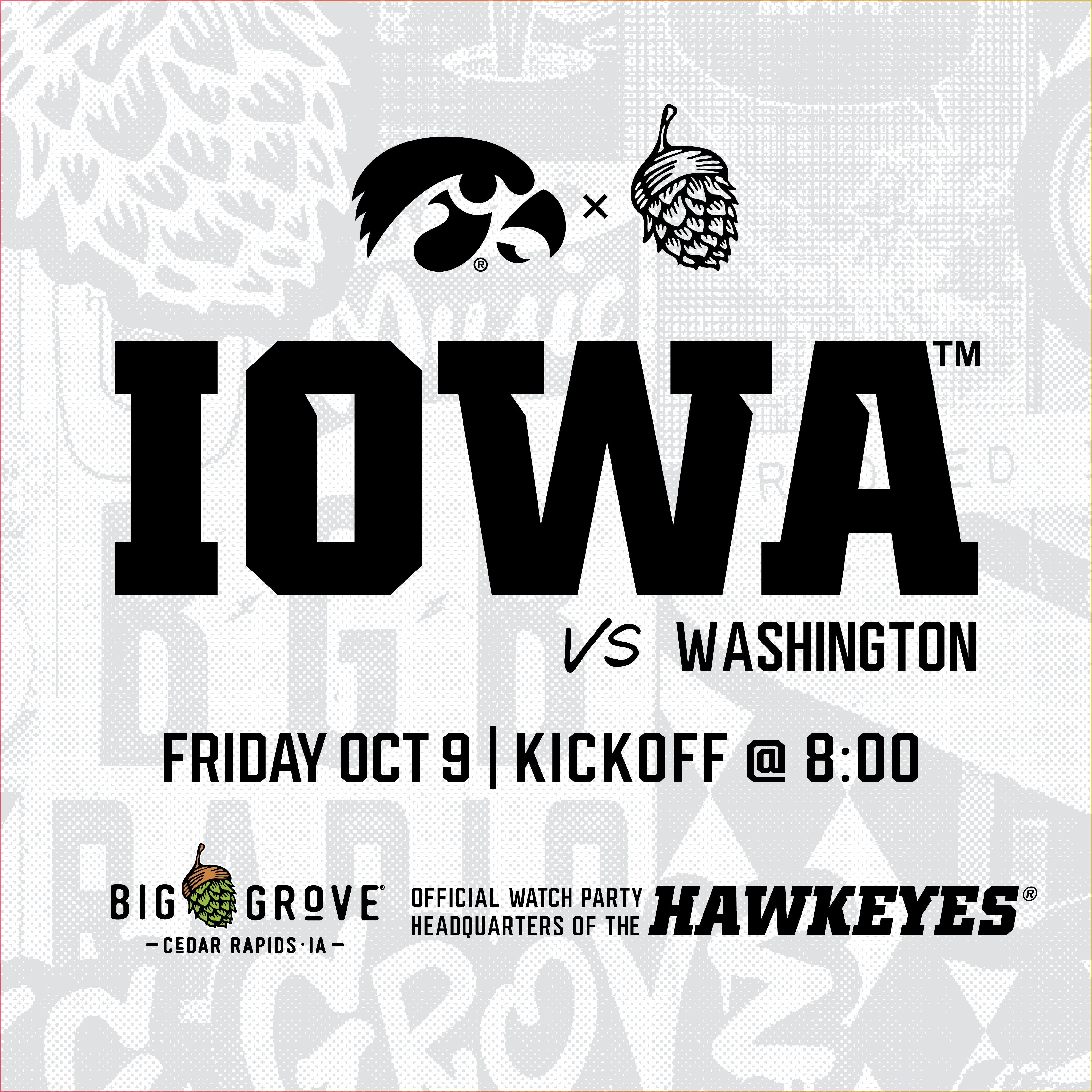 Iowa vs. Washington Football Watch Party