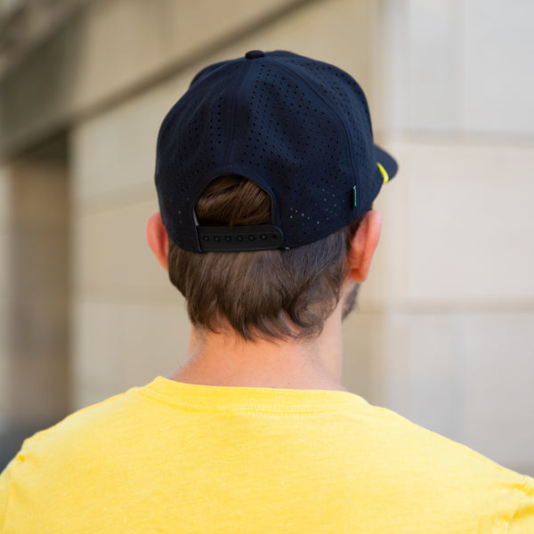Gold Cord Black Hat