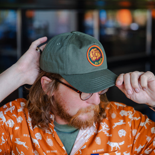 Dad Hat with Bear Patch