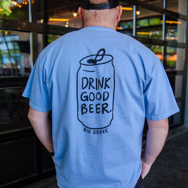 Drink Good Beer Tee - Blue