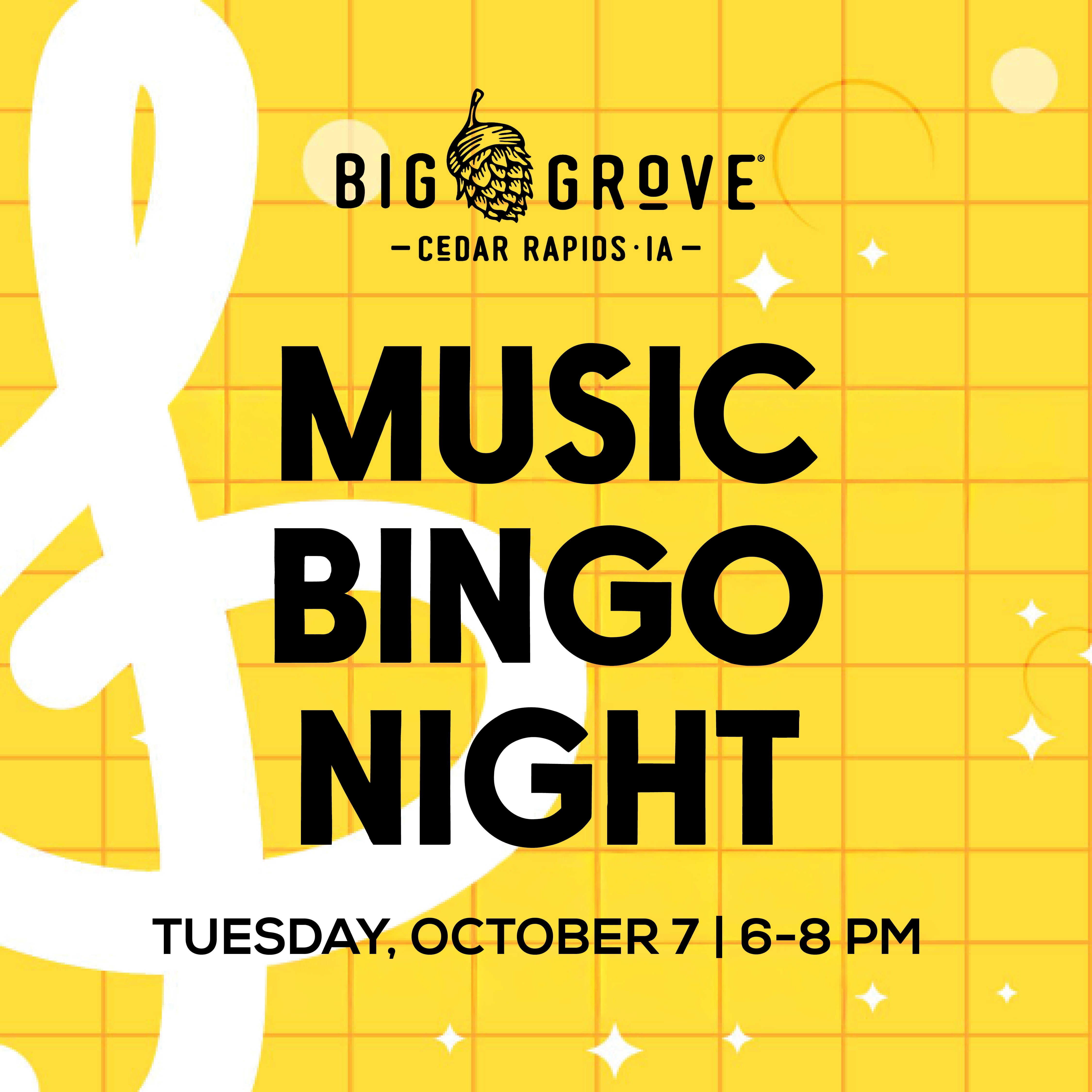 FREE | Music Bingo Night | Cedar Rapids