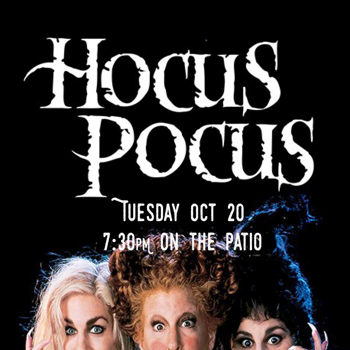 Movies on the Patio: Hocus Pocus