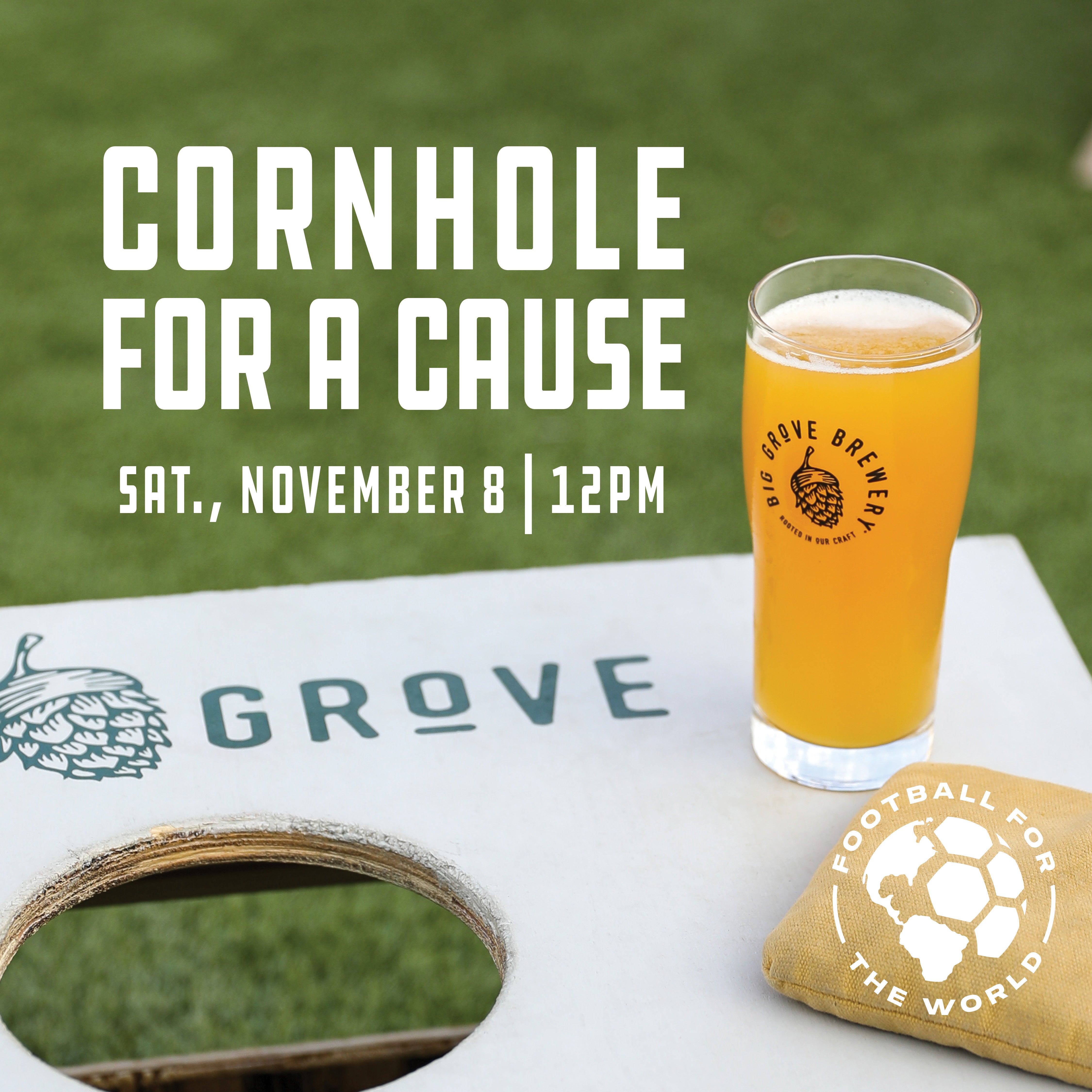 Cornhole Tournament x Football for the World | Omaha