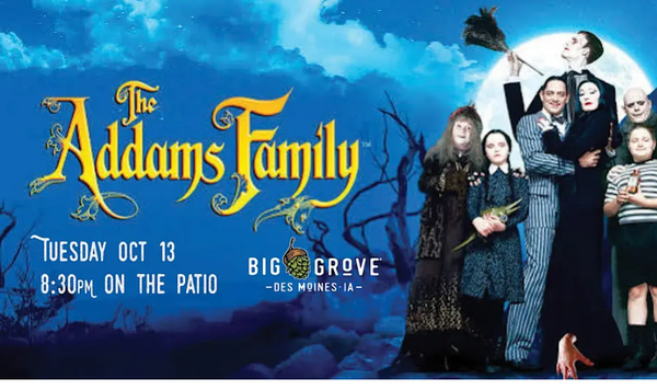 Movies on the Patio: Addam's Family