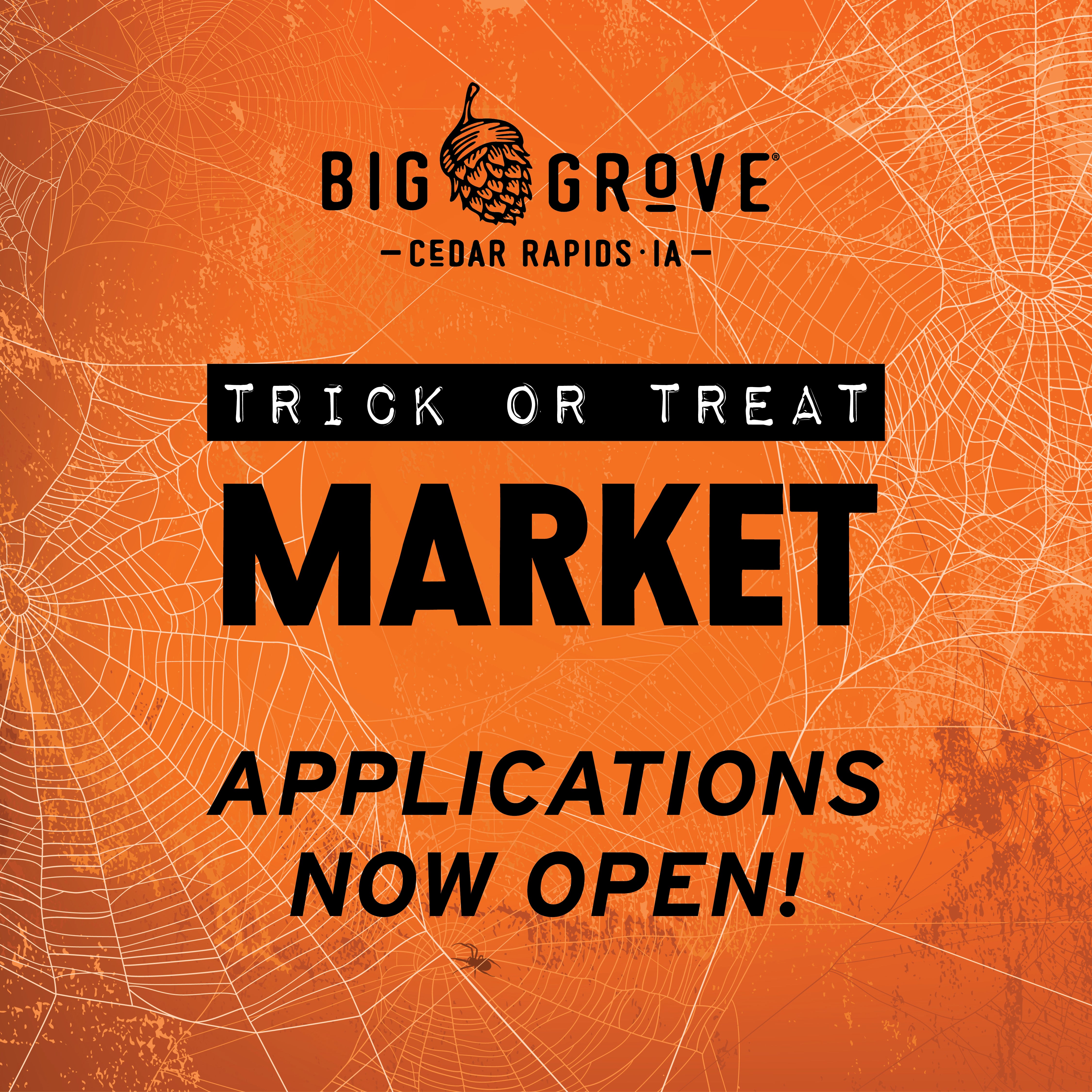 FREE | Trick or Treat Market Applications | Cedar Rapids