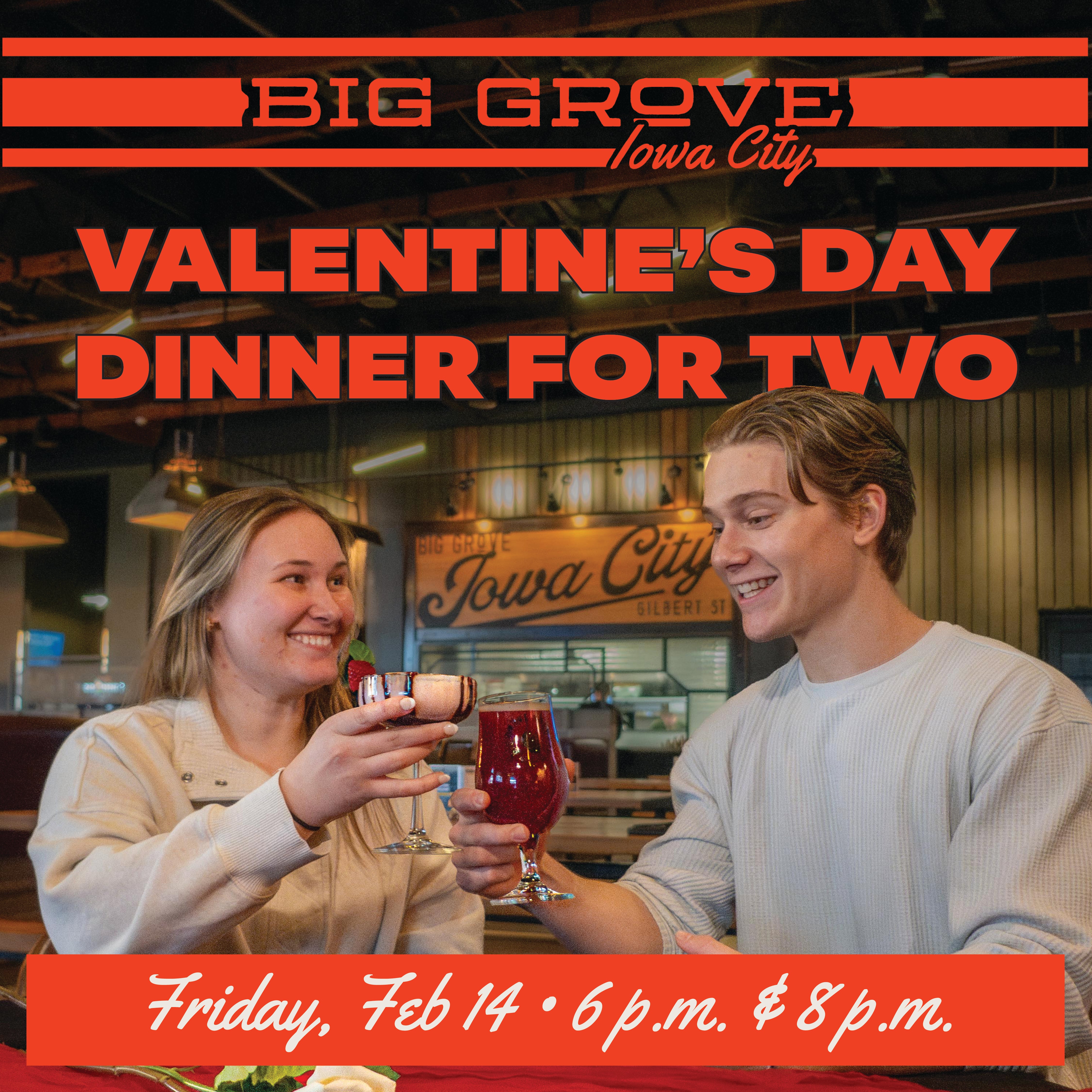 Iowa City • Valentine's Day Dinner for Two | February 14, 2025