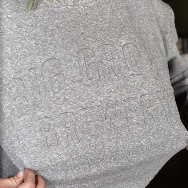 Grey Embossed Sweatshirt